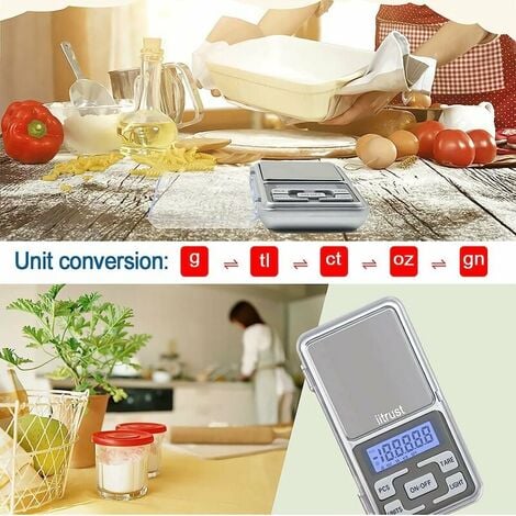 Digital Scale 0.01-500g for Kitchen Jewellery, Drug, Tea,Yeast,Gold, Coffee  MORE