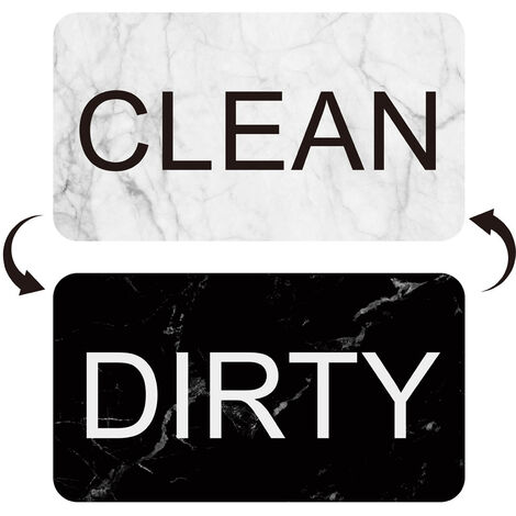 Funny Panda & Bear Dishwasher Magnet Clean Dirty Sign, Kitchen Organization and Storage, Clean Dirty Magnet for Dishwasher, First Apartment Must