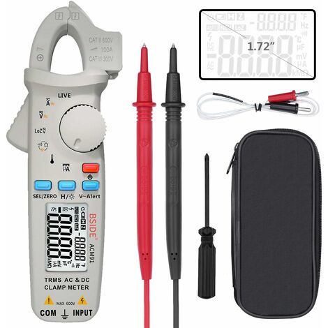 Auto Clamp Meter Multimeter Dc  Clamp Meter True Rms Digital - Dc