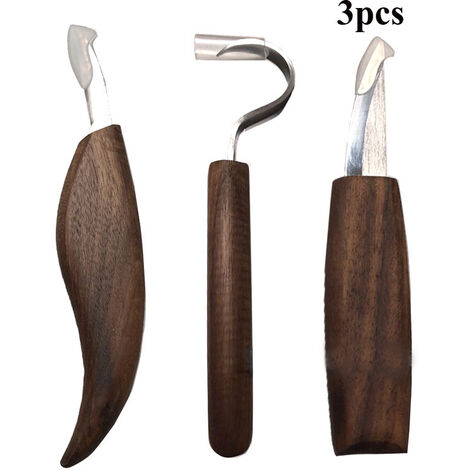Similky Wood Carving Tools 5 In 1 Knife Set - Includes Hook Knife