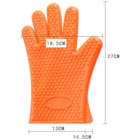 SINGLE Oven Glove - 18.5cm x 33cm - White