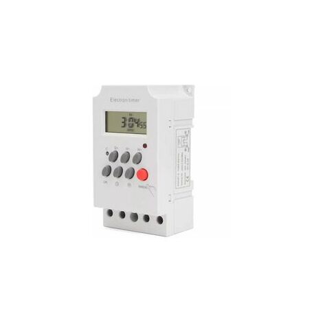 Digital LCD Power Weekly Programmable Timer Switch AC 200-230V 16 Amp