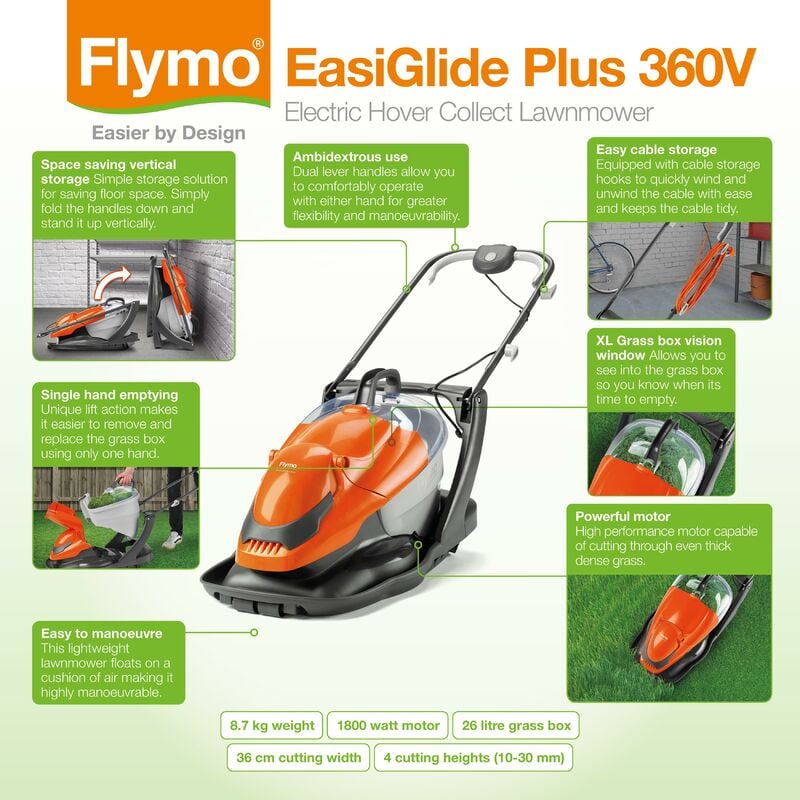 Flymo easi discount glide 330 argos