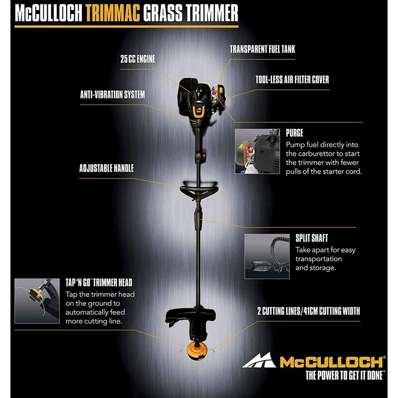 Mcculloch deals line trimmer