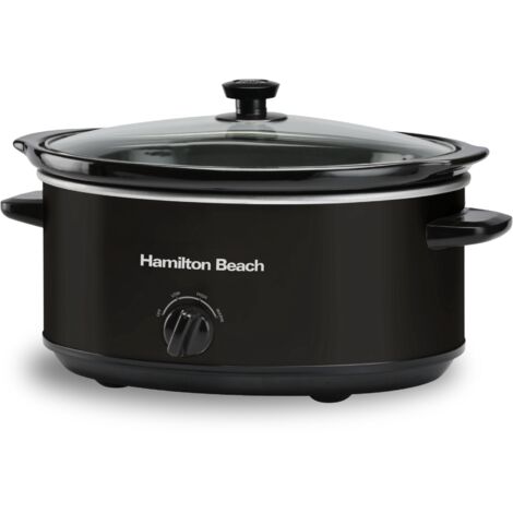 Hamilton Beach 'The Family Favourite' 6.5L Black Slow Cooker (1/5)