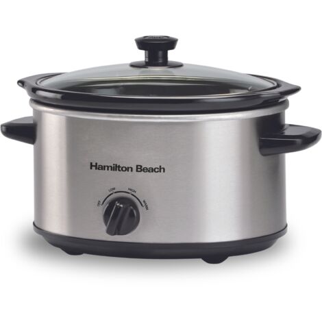 Hamilton Beach 'The Comfort Cook' 3.5L Silver Slow Cooker (1/5)