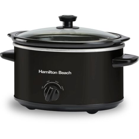 Hamilton Beach 'The Comfort Cook' 3.5L Black Slow Cooker (1/5)