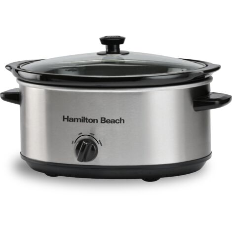 Hamilton Beach 'The Family Favourite' 6.5L Silver Slow Cooker (1/5)