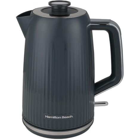 Hamilton Beach Miami Electric Kettle 1.7L Charcoal Grey