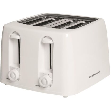 Hamilton Beach 4 Slice Toaster Essentials White 1300W
