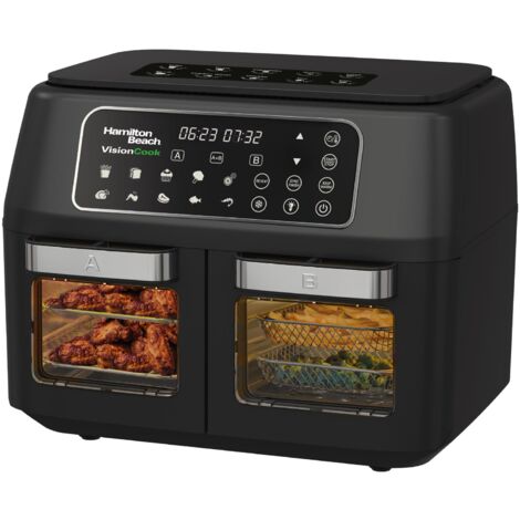 Hamilton Beach Air Fryer,11L Digital Dual Air Fryer Oven 2400W