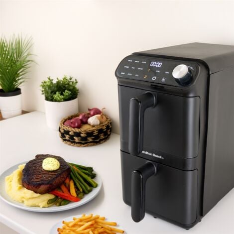 Hamilton Beach XXL Dual Stack 2 Drawer Air Fryer 11L