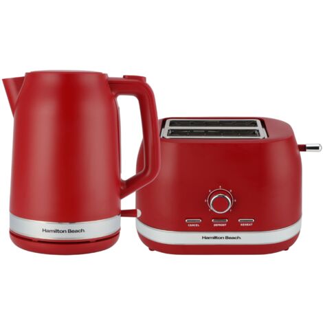 Hamilton Beach Ella Kettle & Toaster Set Red (1/5)