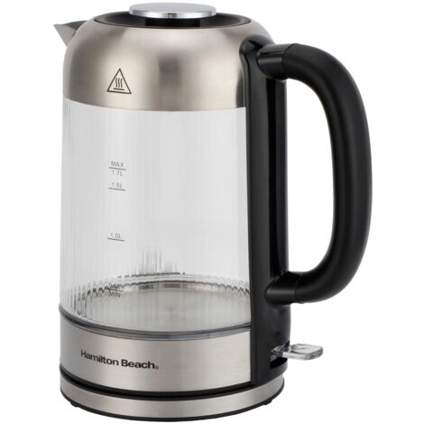 Hamilton Beach Electric Kettle Glass 1.7L Liberty