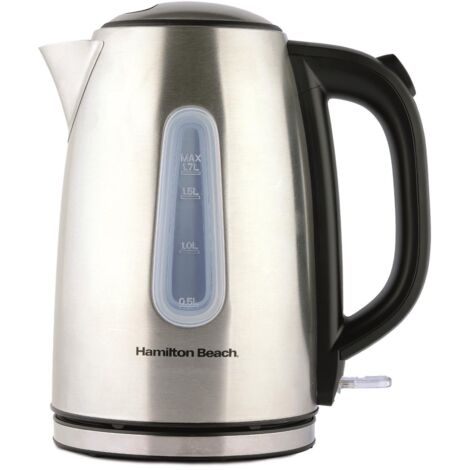 Hamilton Beach Rise 1.7L Brushed Stainless Steel Kettle (1/5)
