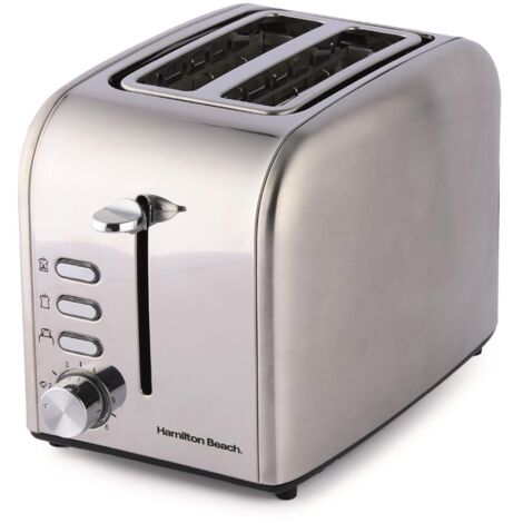 Hamilton Beach Rise 2 Slice Brushed & Polished Stainless Steel Toaster