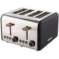 Hamilton Beach Scandi Toaster 4 Slice Matte Black