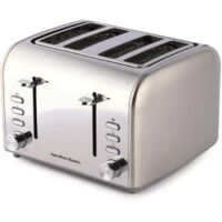 Hamilton Beach Rise 4 Slice Brushed & Polished Stainless Steel Toaster