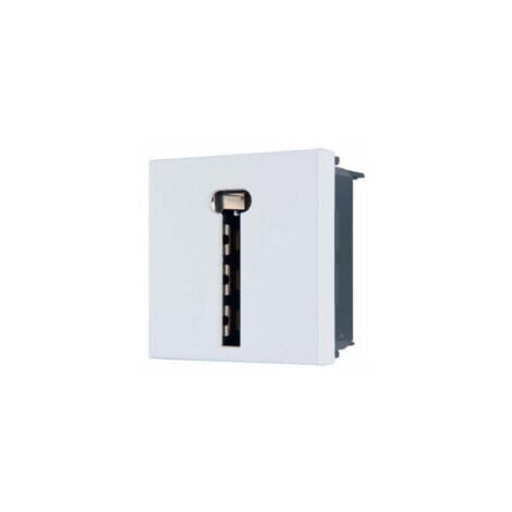 Prise téléphone 8 contacts 2 modules - Mosaic - Blanc - 078738 - Legrand
