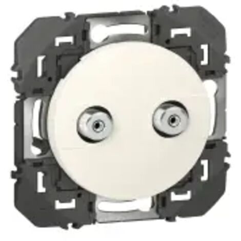 Prise réseau câblé AFORM type F Dooxie - Legrand - Blanc - 600357 (1/3)