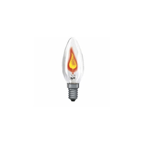 Ampoule Flamme Scintillante 3W culot E14 claire