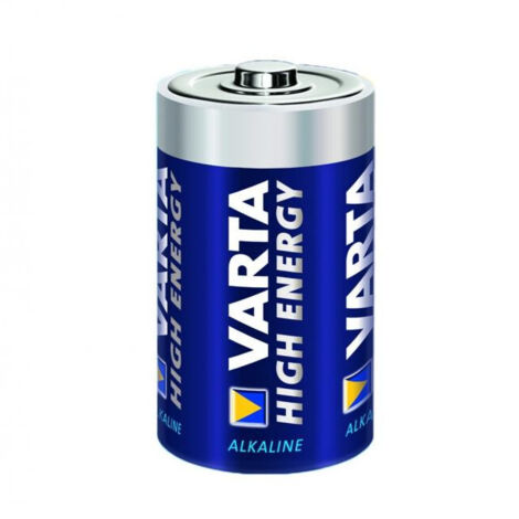 Pile alcaline LR20 - D - 1,5V - LongLife Power - Blister de 2 - 4920 - Varta