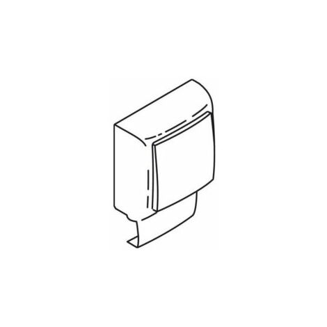 Mécanisme interrupteur 11911 – En saillie blanc – Compatible goulotte Keva 22x12 mm – Interrupteur va-et-vient 10AX