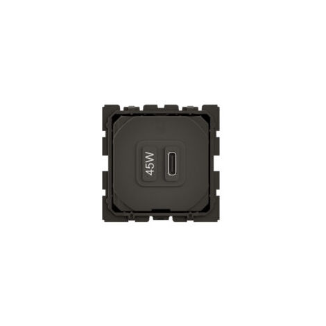 Legrand – Prise USB Type C 45W CM0156 – Encastrée avec Power Delivery 3.0 – Charge rapide pour smartphones et tablettes (1/5)