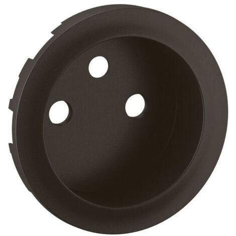 Legrand – Enjoliveur 2P+T noir Céliane CN0116 – Pour prise de courant fort – Compatible avec CM0116 – Usage intérieur uniquement