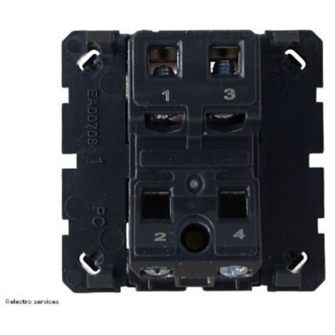 Double interrupteur ou va-et-vient étanche Plexo composable IP55 10AX 250V - blanc | 069625