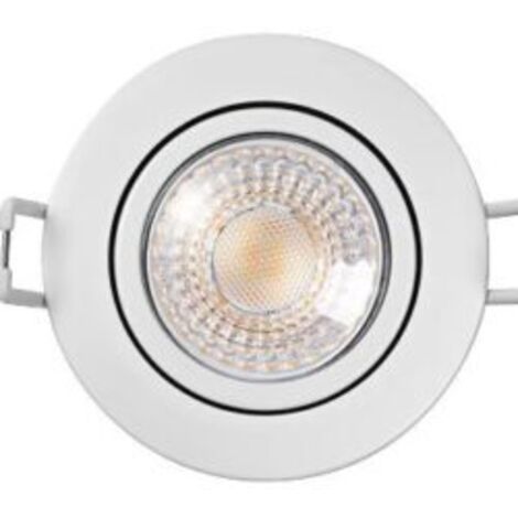 Ledvance – Spot LED encastrable orientable 6W 600lm – Température de couleur réglable 2700K-4000K – IP65 pour intérieur et extérieur – Installation simple
