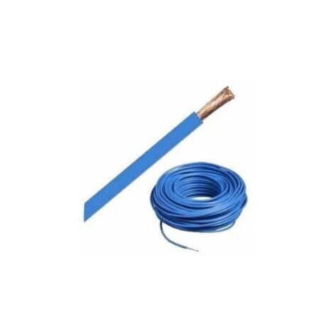 Fil souple H07VK - 1,5 mm2 - Bleu RAL 5024 - Couronne de 100 mètres - H07VK1,5bral5010