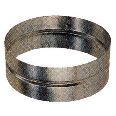 Atlantic – Raccord VMC mâle galva Ø80mm 523267 – Acier galvanisé pour ventilation – Montage par emboîtement – Étanchéité optimale
