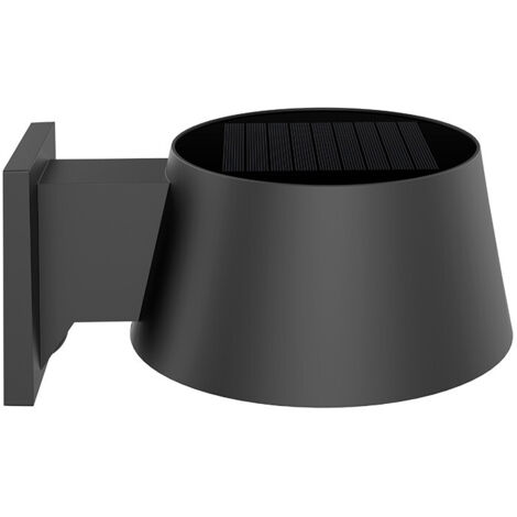 Applique solaire -Détection IR - 1000 Lm - 3000 k - Noir - RETRO - BF Light (1/4)