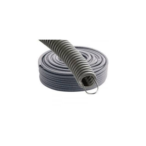 Janoplast – Gaine électrique 20 mm – Rouleau de 100 m avec aiguille tire-fil en métal – Passage de câbles sécurisés – 5861 - GAI5861