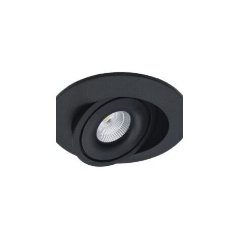 Spot encastré orientable LED Swing Noir CTC - 7W - 2700K/3000K/4000K - SWI7BCTC - Asled (1/4)