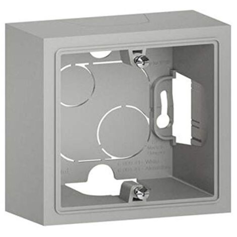 Cadre saillie 1 poste Dooxie - Finition alu - 600141 - Legrand (1/4)