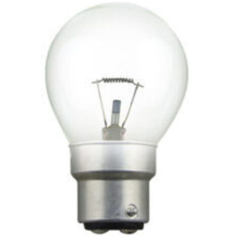 Ampoule sphérique claire 60W 24V - B22 - 008090 - Orbitec