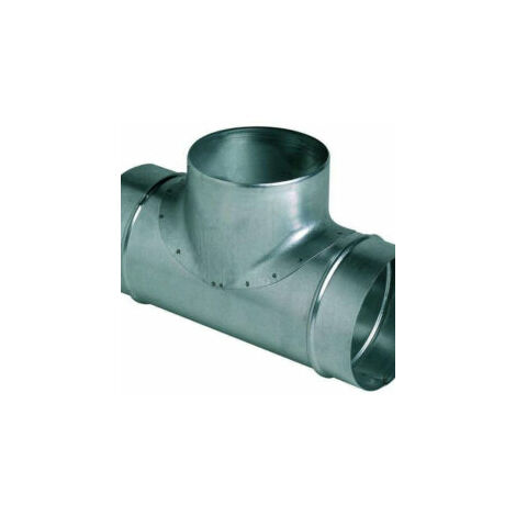 Té 90° acier galvanisé - Ø A 125mm - Ø B 125mm - 225597 - Nather