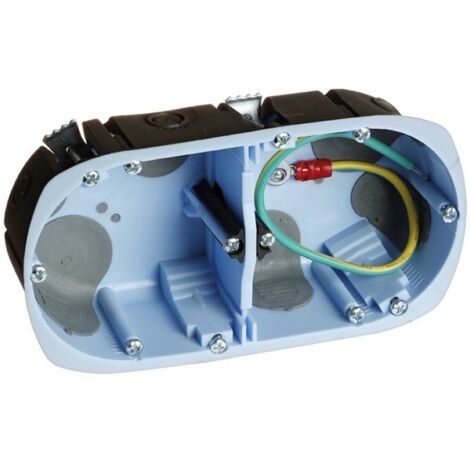Boite d'encastrement faradisée - 2 postes - Ø 67mm - Prof.50mm - XL Air'Métic - 52084 - EurOhm