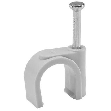 Attaches pontet 16 mm Grises - Par boîte de 100 - 43510 - Euroh'm