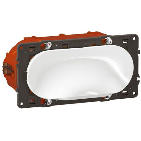 Legrand – Kit de liaison sources et écran CK0240 – Enjoliveur blanc – Support compatible Céliane – Installation électrique esthétique