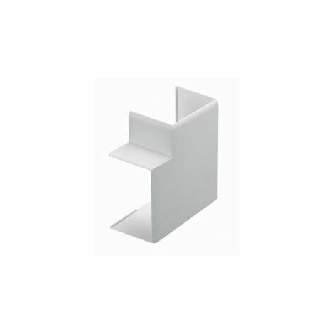 angle plat - viadis - 25 x 16 - blanc artic - planet wattohm 16223 (1/2)