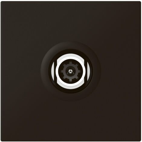 Prise TV Mâle Mosaic - Noir - 079182L