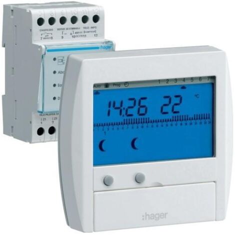 GE confort 2 zones 7j HAGER 49111