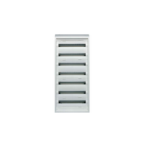 Coffret Vega D saillie - 7 rangées - 168 modules - Blanc - FD72DN - Hager