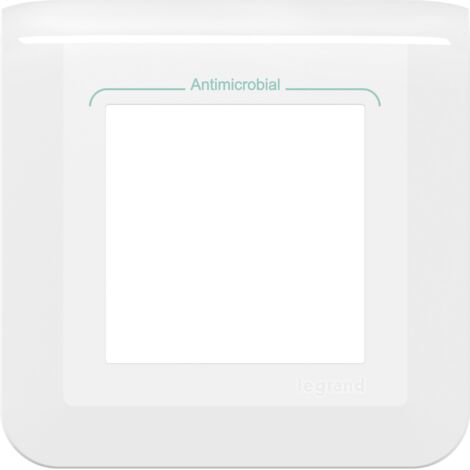 Plaque de finition 2 Modules Mosaic - Blanc Antimicrobien - 078722L