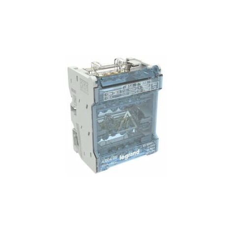 Répartiteur modulaire monobloc tétrapolaire à bornes 100A - 6 départs - 4 modules - 400405 - Legrand