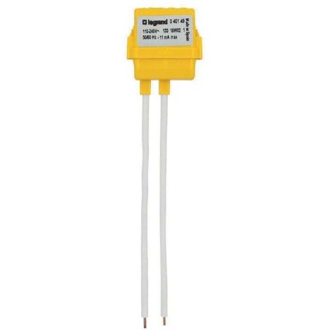 Legrand – Compensateur actif 40149 – Compatible LED, fluocompact, halogène – Tension 110-230V – Installation facile sur 2 fils