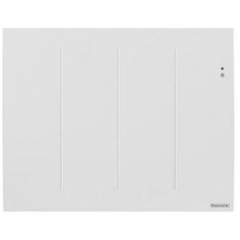 Thermor – Radiateur à inertie 2000 W – 479371 – Aluminium horizontal blanc – Compact pour pièces moyennes à grandes – Connecté CozyTouch